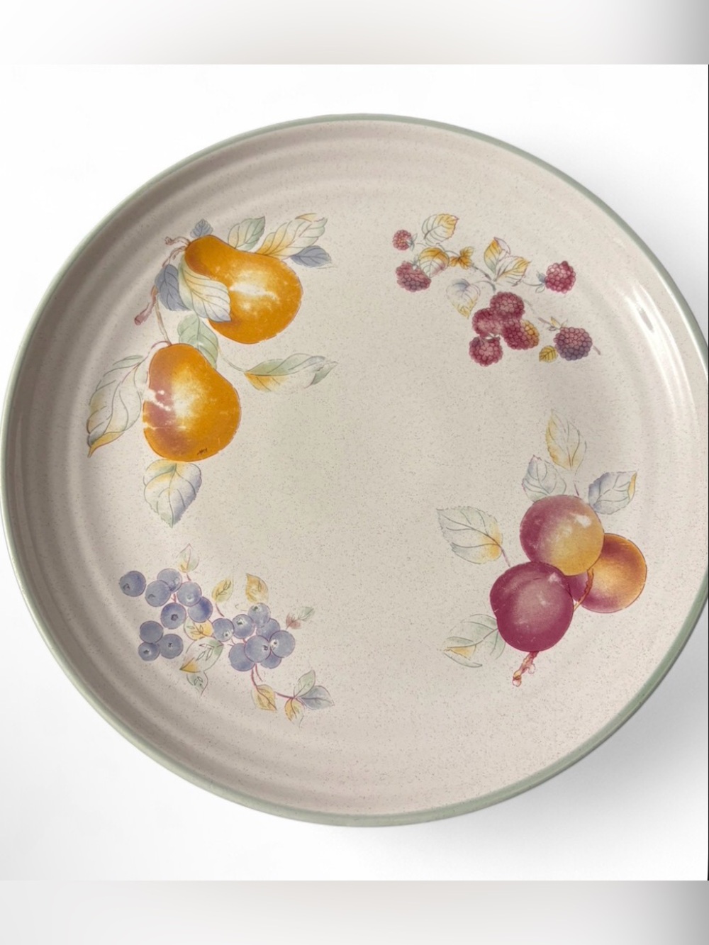 International Tableworks Sweet Bounty 12" Chop Plate Serving Platter